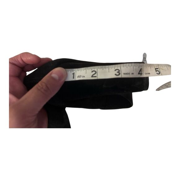 Steve Madden Ezra Thigh High Boot, Black Faux Suede Over The Knee Women’s 9M - Picture 11 of 13